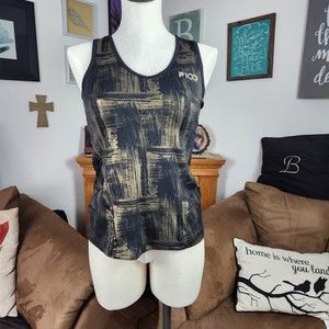 Metallic FILA active tank w/iPod pocket